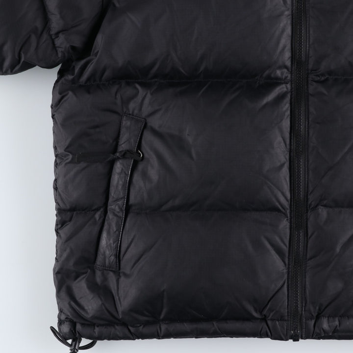 The North Face Nuptse Jacket, 700 fill power ripstop down jacket, men's size M Nylon black type Vintage Second Hand