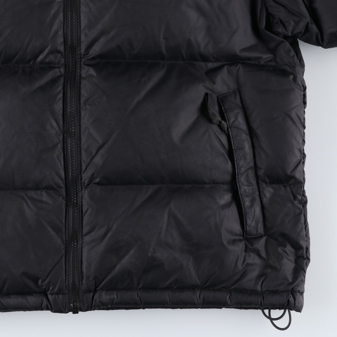 The North Face Nuptse Jacket, 700 fill power ripstop down jacket, men's size M Nylon black type Vintage Second Hand