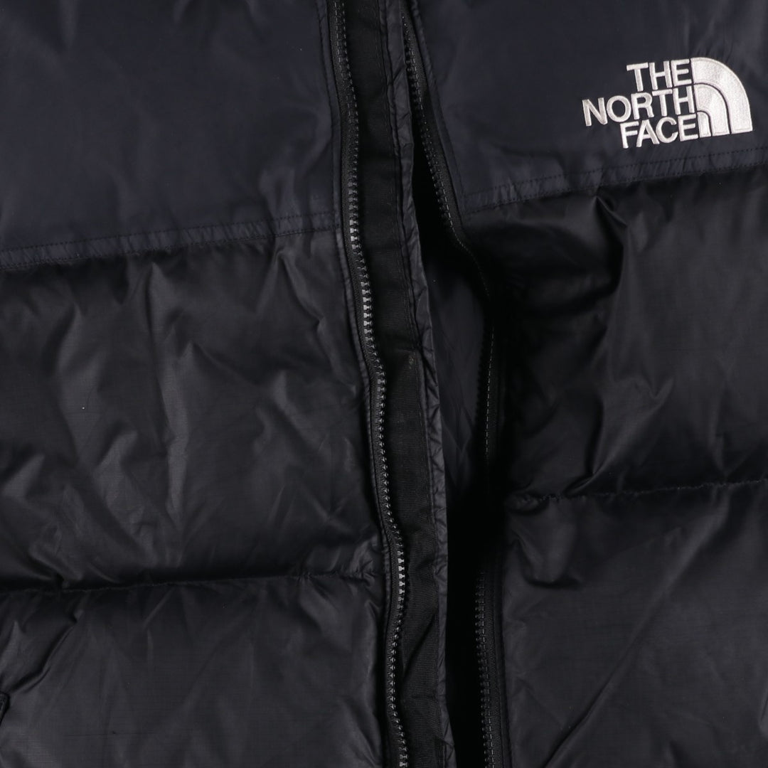 The North Face Nuptse Jacket, 700 fill power ripstop down jacket, men's size M Nylon black type Vintage Second Hand