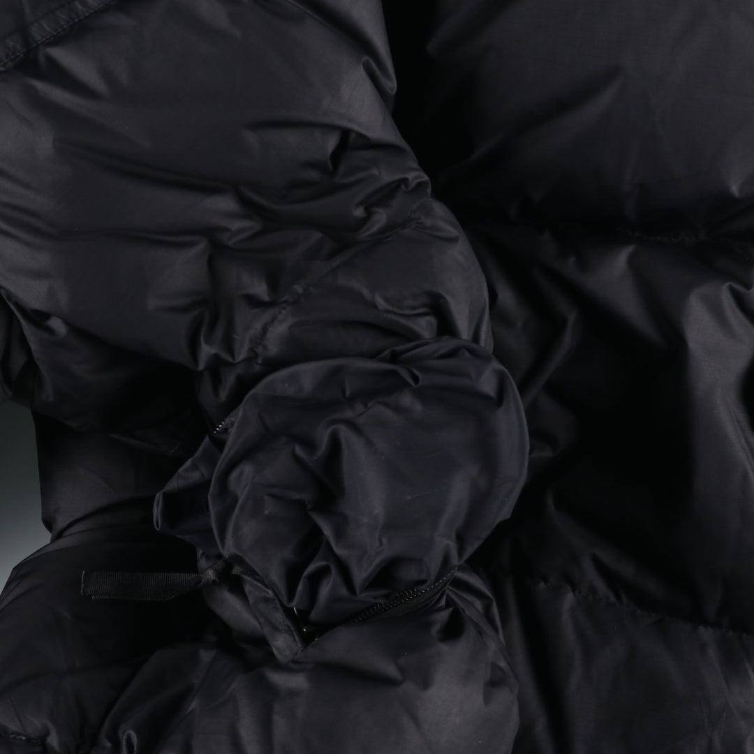 The North Face Nuptse Jacket, 700 fill power ripstop down jacket, men's size M Nylon black type Vintage Second Hand