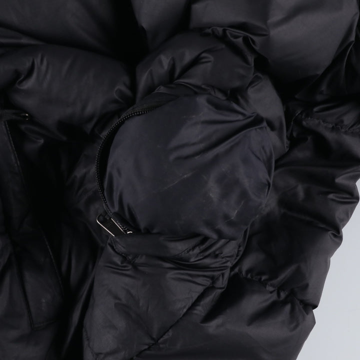 The North Face Nuptse Jacket, 700 fill power ripstop down jacket, men's size M Nylon black type Vintage Second Hand