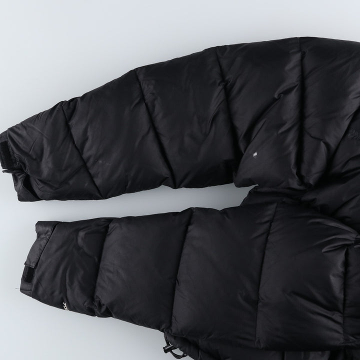 The North Face Nuptse Jacket, 700 fill power ripstop down jacket, men's size M Nylon black type Vintage Second Hand