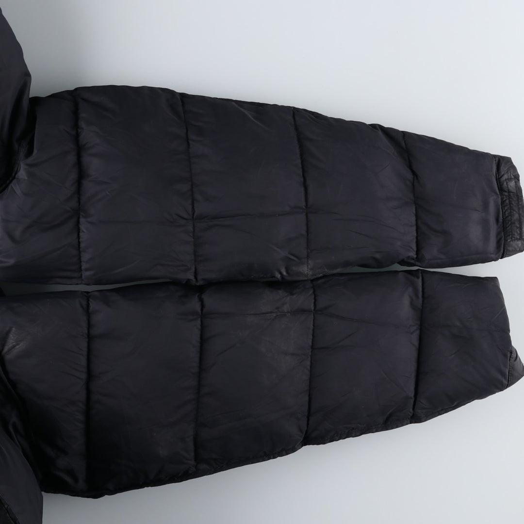 The North Face Nuptse Jacket, 700 fill power ripstop down jacket, men's size M Nylon black type Vintage Second Hand