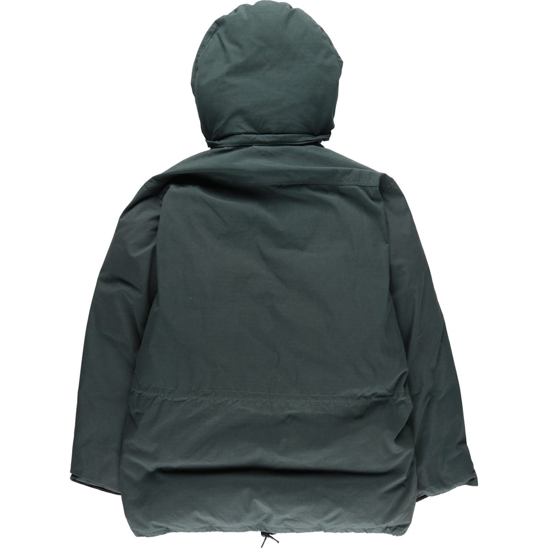 Vintage 80s-90'S Eddie Bauer Ridge Line Goose Down Parka with Black Tag, Made in USA, Men's Size L polyester Khaki type Vintage Second Hand