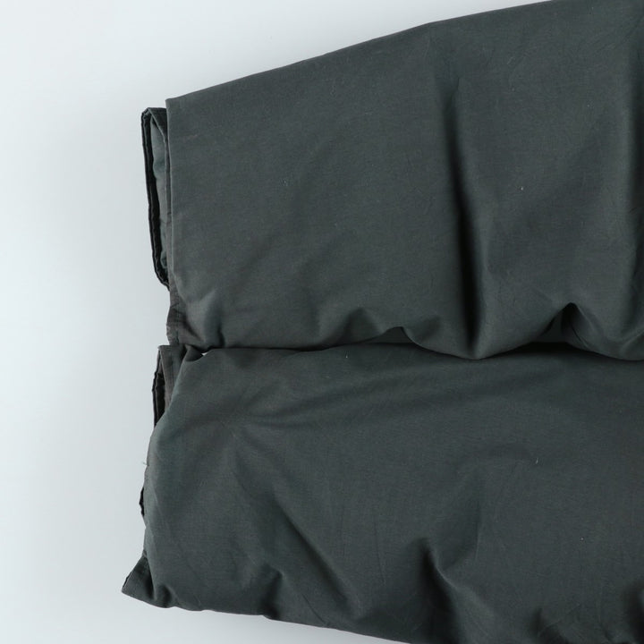 Vintage 80s-90'S Eddie Bauer Ridge Line Goose Down Parka with Black Tag, Made in USA, Men's Size L polyester Khaki type Vintage Second Hand