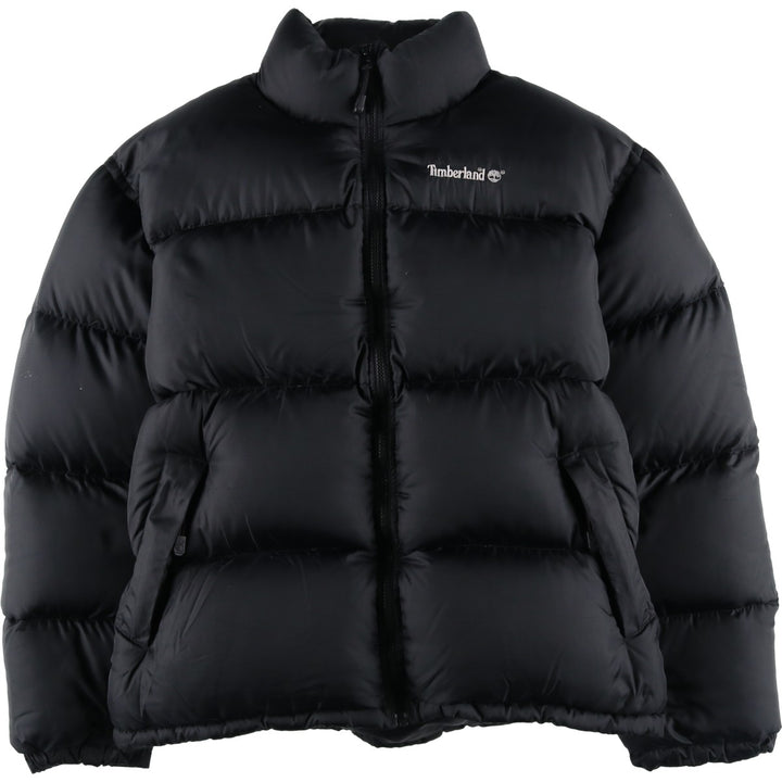 90s-00'S Vintage Timberland WEATHERGEAR Ripstop Goose Down Jacket, Men's Size L polyester black type Vintage Second Hand