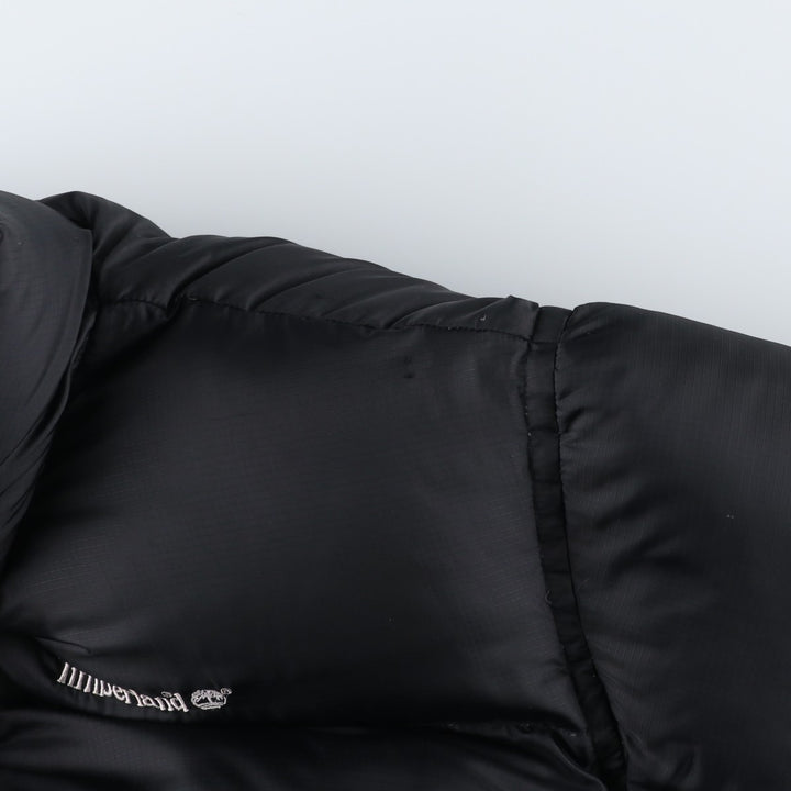 90s-00'S Vintage Timberland WEATHERGEAR Ripstop Goose Down Jacket, Men's Size L polyester black type Vintage Second Hand