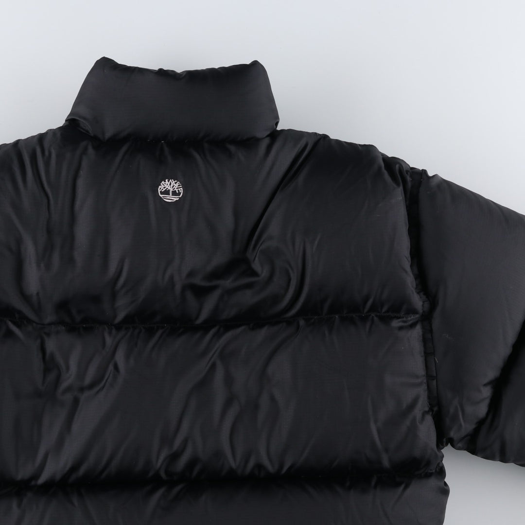 90s-00'S Vintage Timberland WEATHERGEAR Ripstop Goose Down Jacket, Men's Size L polyester black type Vintage Second Hand