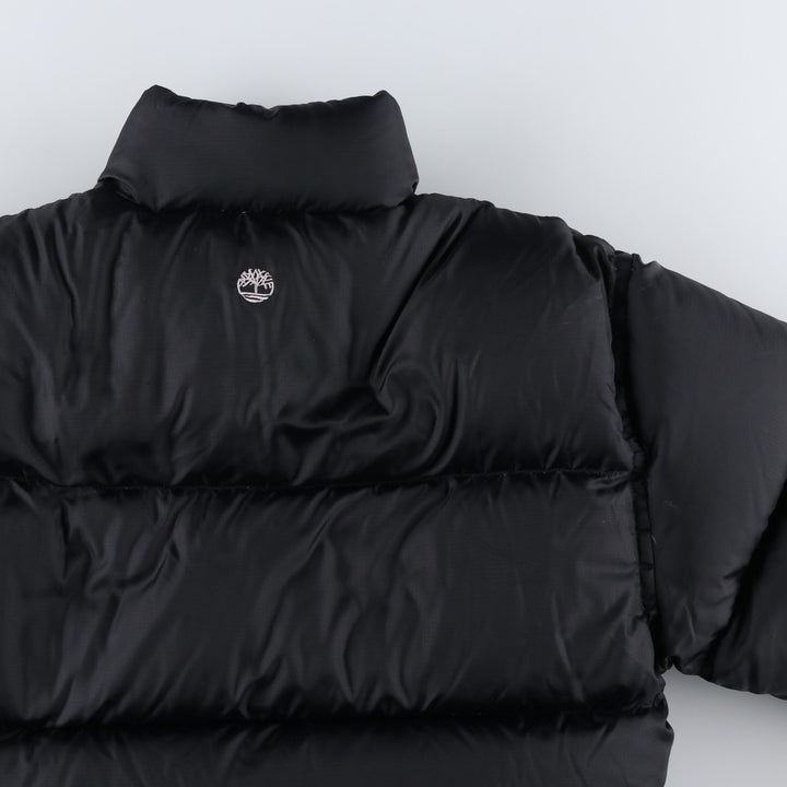 90s-00'S Vintage Timberland WEATHERGEAR Ripstop Goose Down Jacket, Men's Size L polyester black type Vintage Second Hand