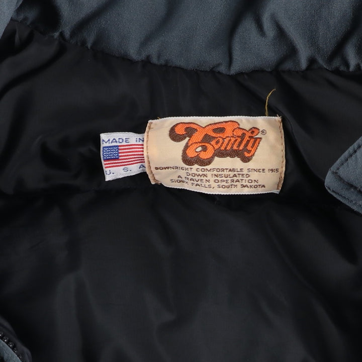 Vintage Comfy Down Jacket, Made in USA, Men's XL unclear gray type Vintage Second Hand