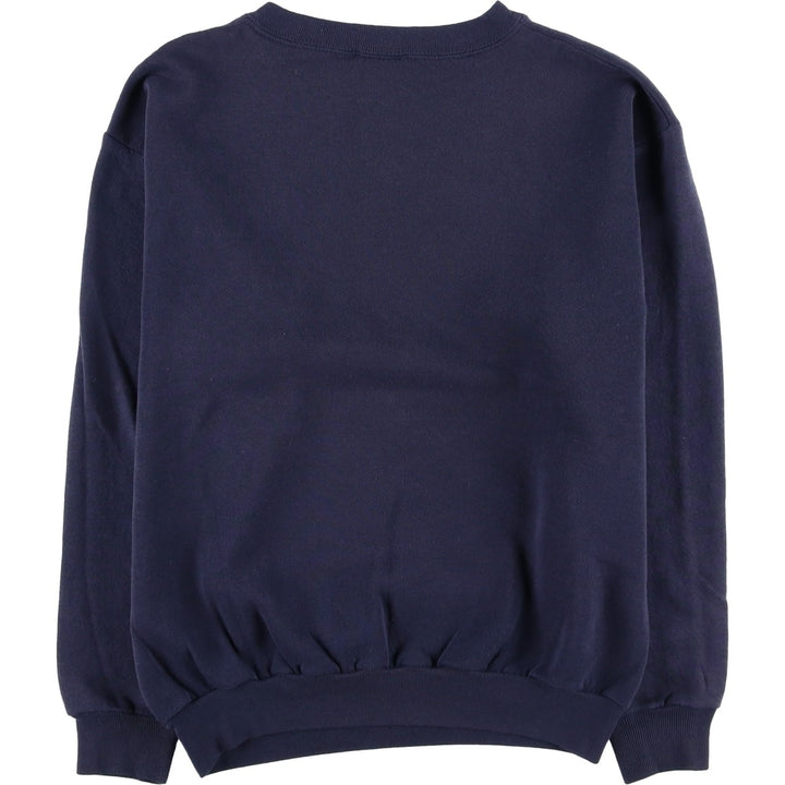 Vintage 90s-00'S TULTEX printed sweatshirt, women's size S cotton navy blue type Vintage Second Hand