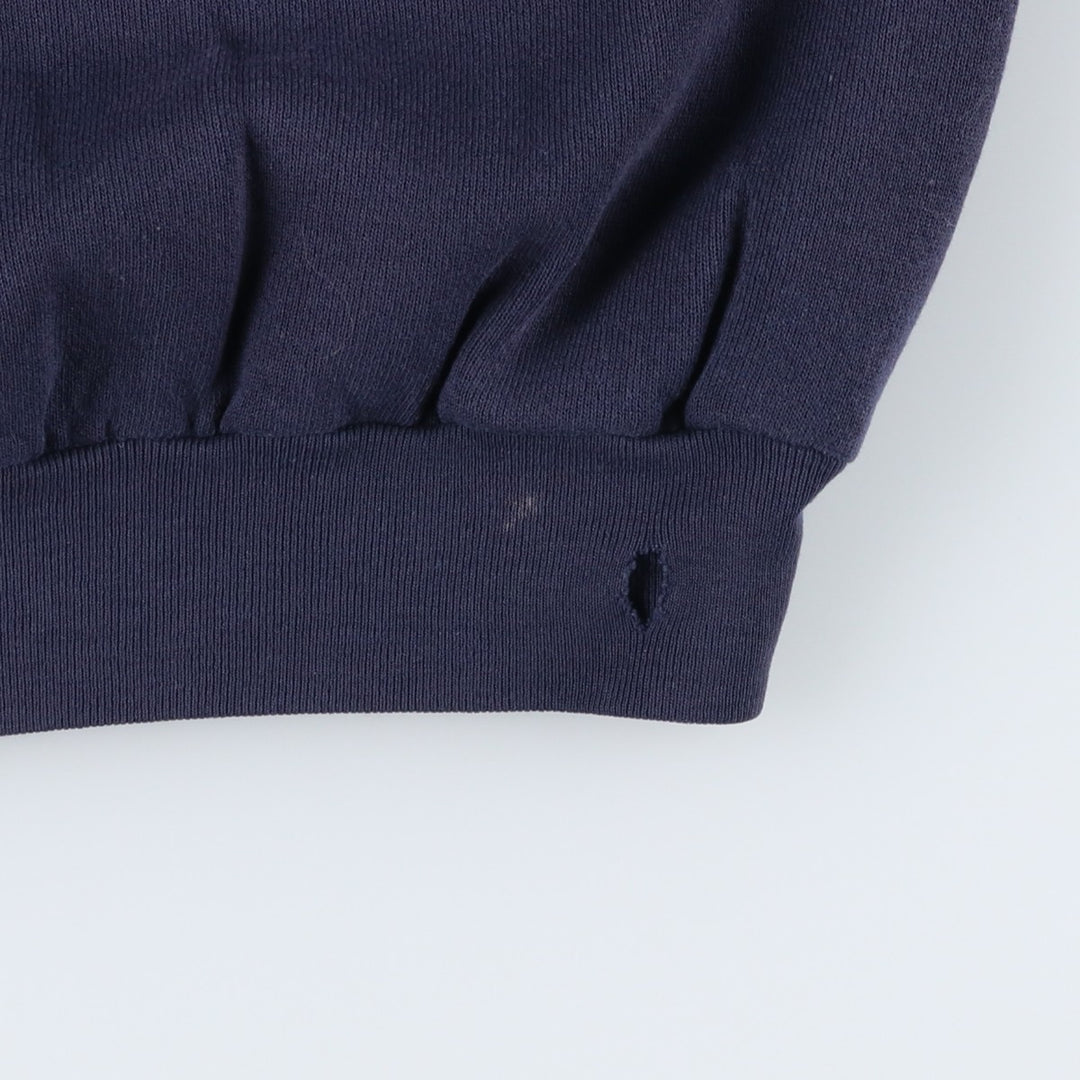 Vintage 90s-00'S TULTEX printed sweatshirt, women's size S cotton navy blue type Vintage Second Hand