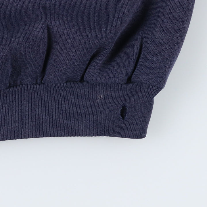 Vintage 90s-00'S TULTEX printed sweatshirt, women's size S cotton navy blue type Vintage Second Hand