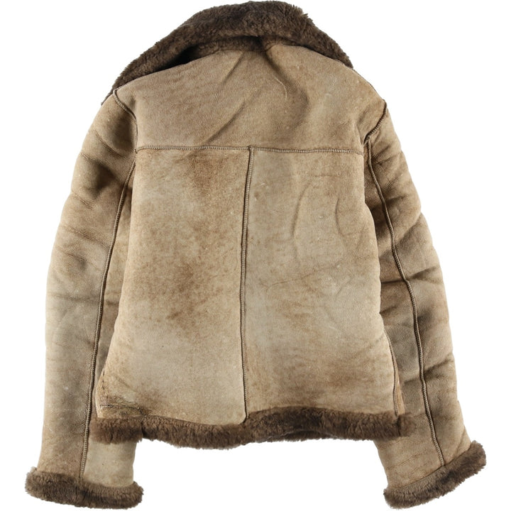 Knight Tailors Reversible Shearling Jacket, Women's, Size Small Mouton brown type Vintage Second Hand