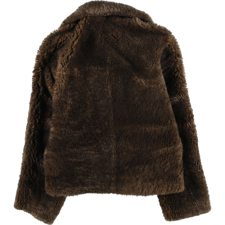 Knight Tailors Reversible Shearling Jacket, Women's, Size Small Mouton brown type Vintage Second Hand