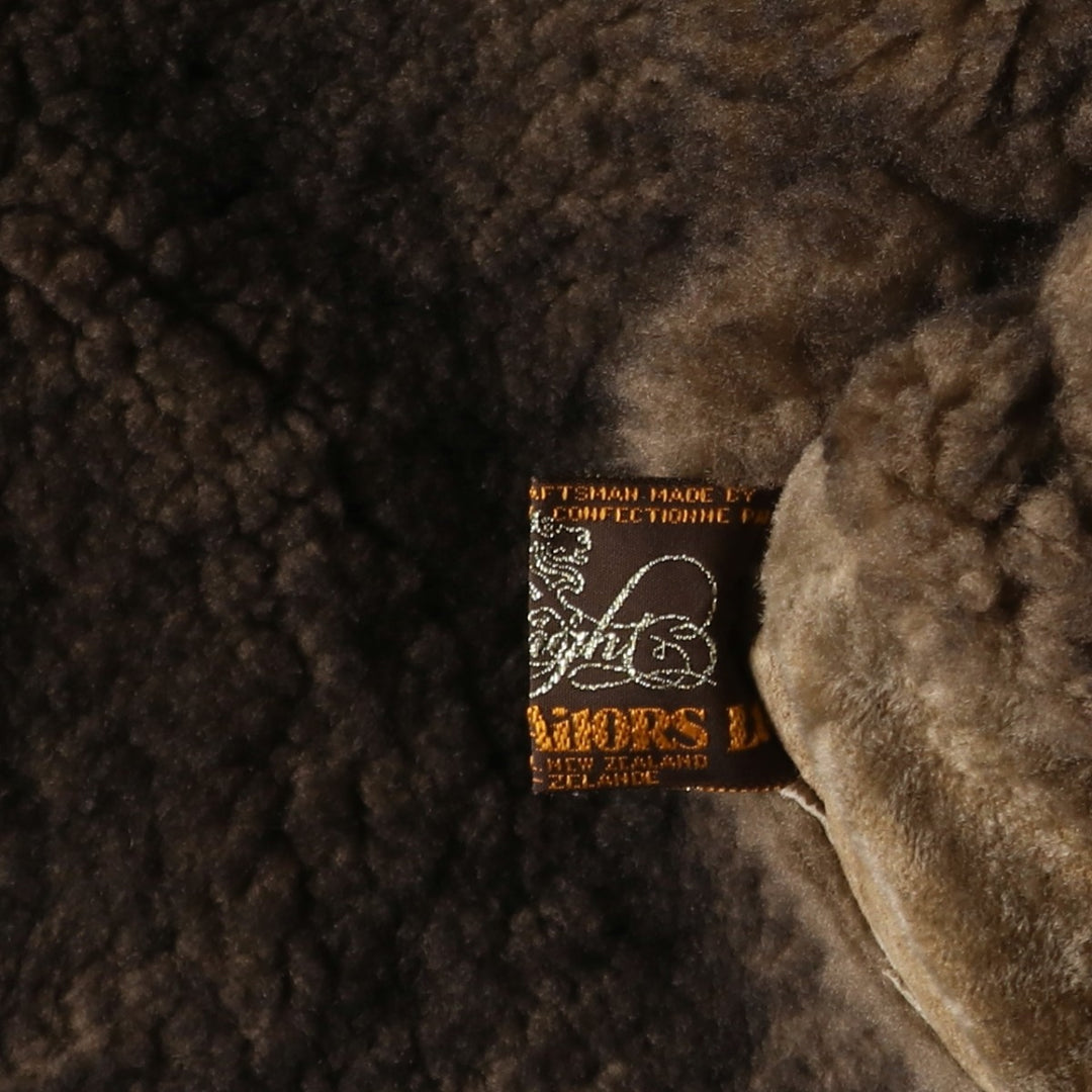 Knight Tailors Reversible Shearling Jacket, Women's, Size Small Mouton brown type Vintage Second Hand