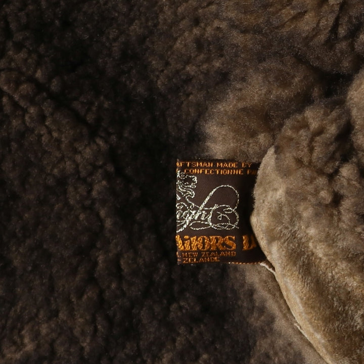 Knight Tailors Reversible Shearling Jacket, Women's, Size Small Mouton brown type Vintage Second Hand