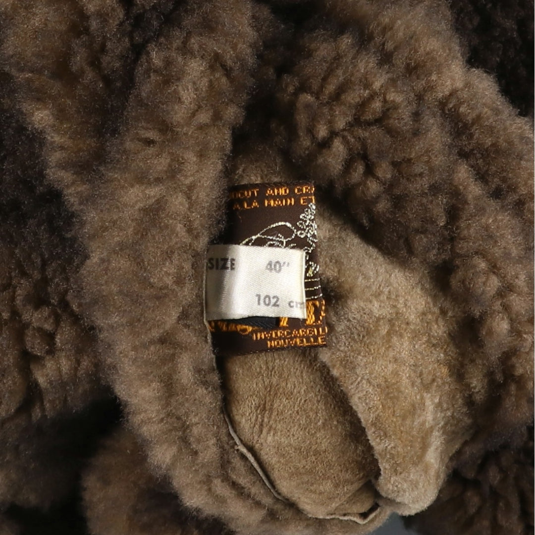 Knight Tailors Reversible Shearling Jacket, Women's, Size Small Mouton brown type Vintage Second Hand