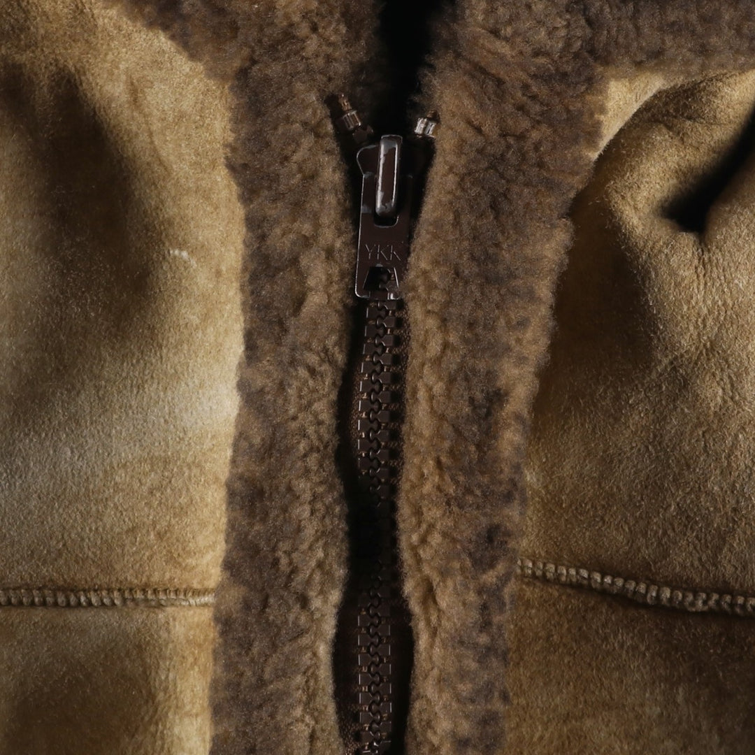 Knight Tailors Reversible Shearling Jacket, Women's, Size Small Mouton brown type Vintage Second Hand