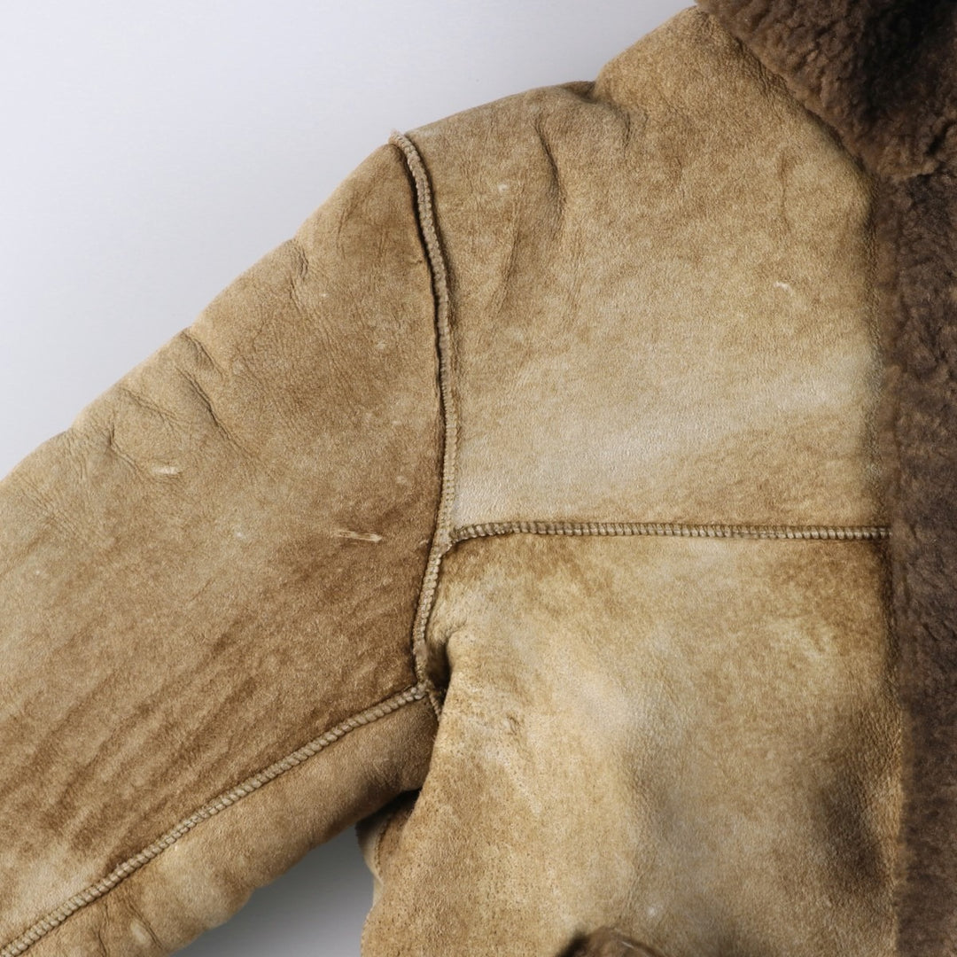 Knight Tailors Reversible Shearling Jacket, Women's, Size Small Mouton brown type Vintage Second Hand