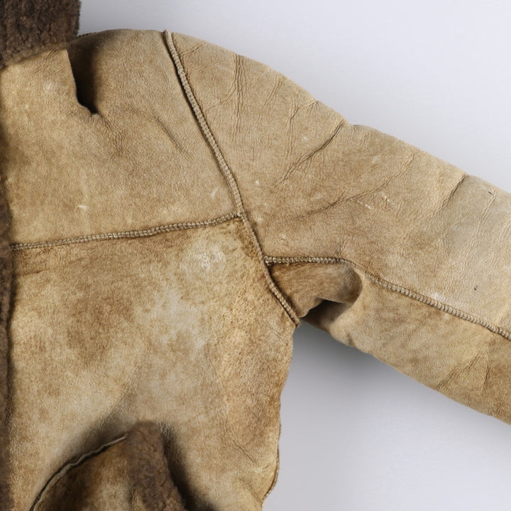 Knight Tailors Reversible Shearling Jacket, Women's, Size Small Mouton brown type Vintage Second Hand
