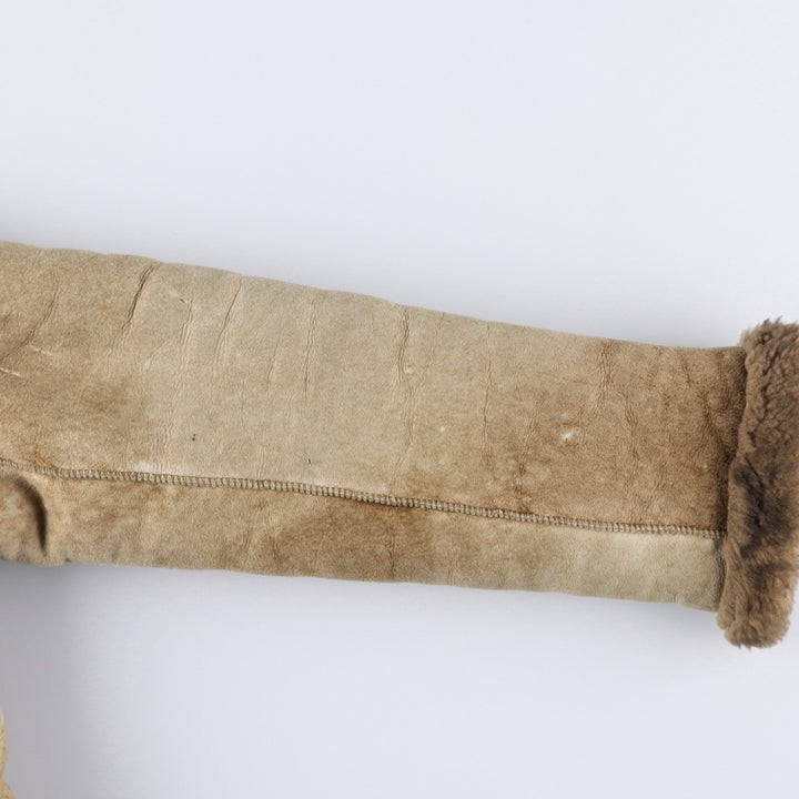 Knight Tailors Reversible Shearling Jacket, Women's, Size Small Mouton brown type Vintage Second Hand