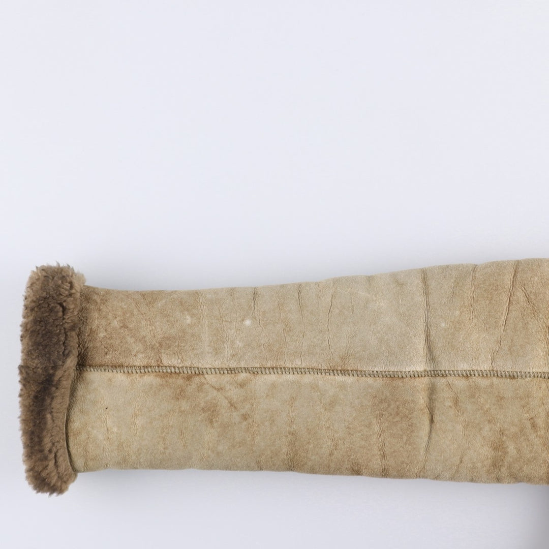 Knight Tailors Reversible Shearling Jacket, Women's, Size Small Mouton brown type Vintage Second Hand