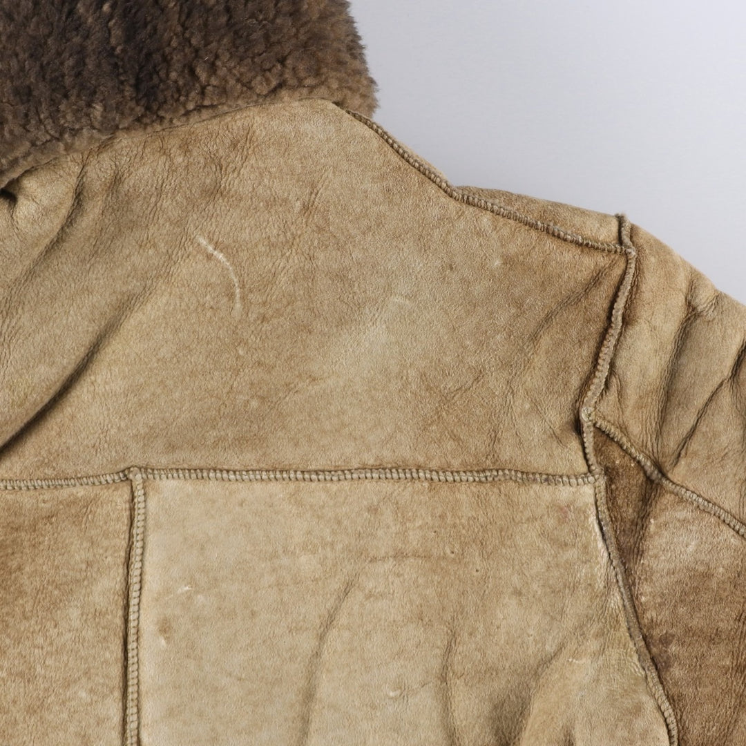 Knight Tailors Reversible Shearling Jacket, Women's, Size Small Mouton brown type Vintage Second Hand