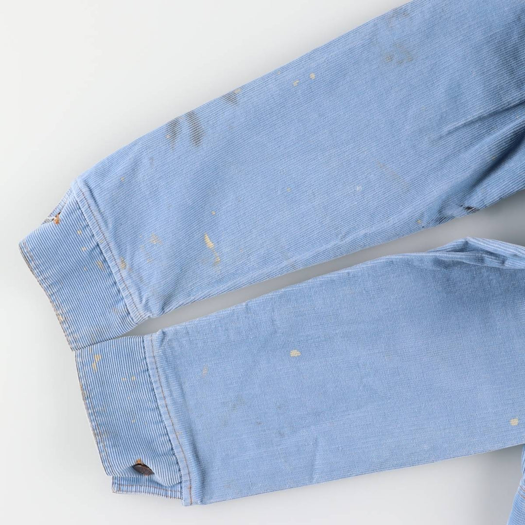 Vintage 1970'S Wrangler Wrapped Transit corduroy jacket, made in the USA, size L, women's. unclear Blue type light blue Vintage Second Hand