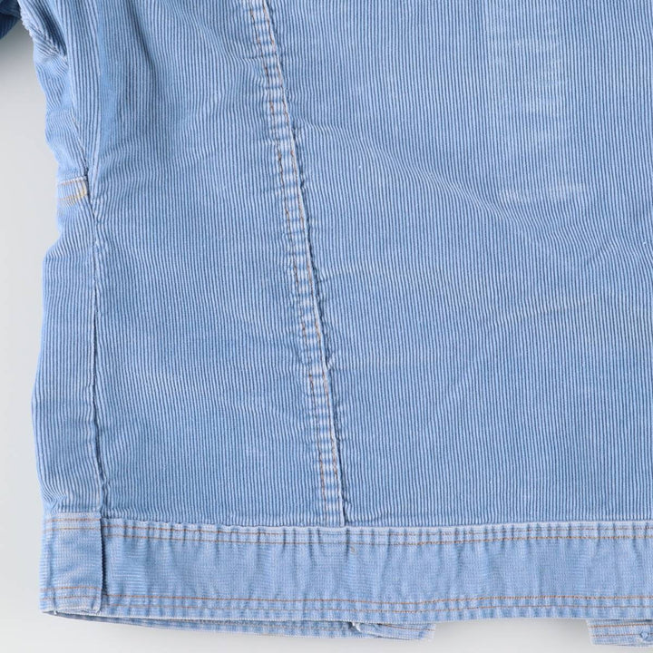 Vintage 1970'S Wrangler Wrapped Transit corduroy jacket, made in the USA, size L, women's. unclear Blue type light blue Vintage Second Hand
