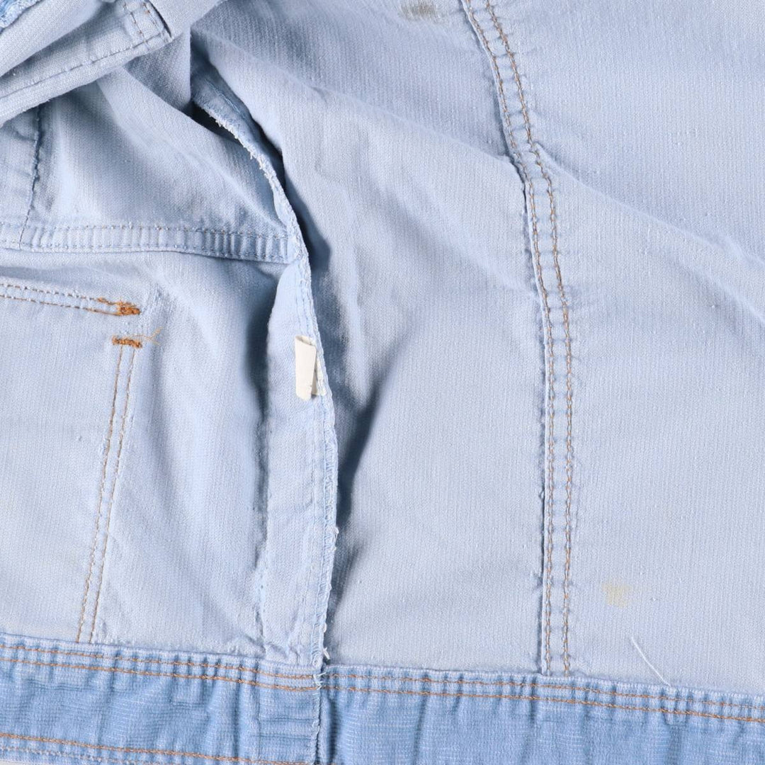 Vintage 1970'S Wrangler Wrapped Transit corduroy jacket, made in the USA, size L, women's. unclear Blue type light blue Vintage Second Hand