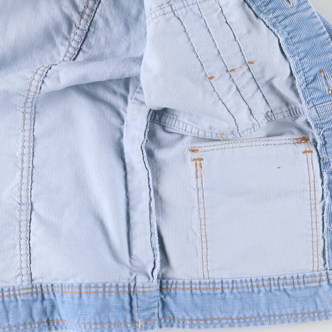 Vintage 1970'S Wrangler Wrapped Transit corduroy jacket, made in the USA, size L, women's. unclear Blue type light blue Vintage Second Hand