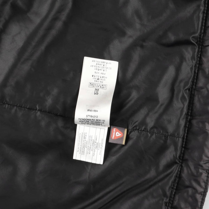 Patagonia Nano Puff Jacket 84212SP18, Men's XL polyester black type Vintage Second Hand