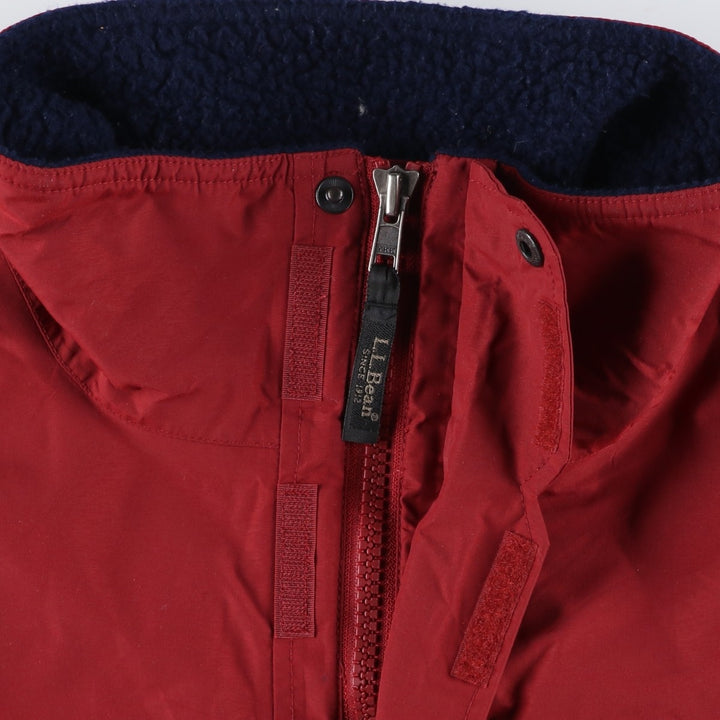 90s-00'S LL Bean Gore-Tex Padded Mountain Jacket, Shell Jacket, Puffer Jacket, Men's XL Nylon red type Vintage Second Hand