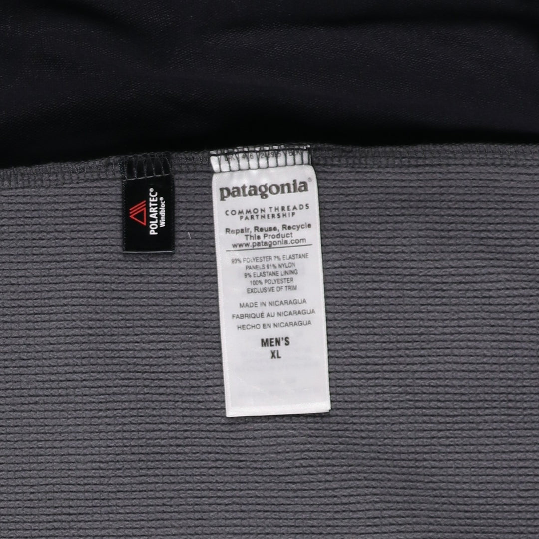 Patagonia Az Jacket 83450FA16 Softshell Jacket, Men's XL polyester black type Vintage Second Hand