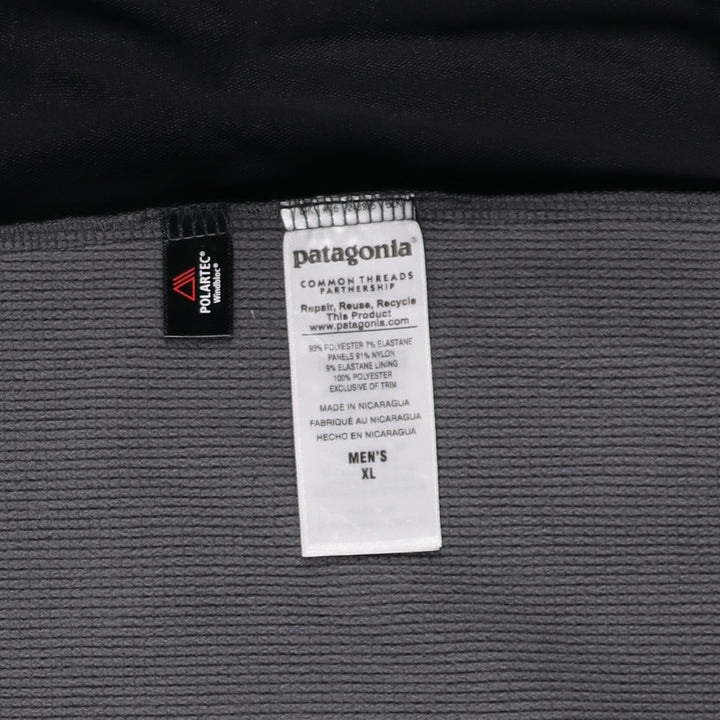 Patagonia Az Jacket 83450FA16 Softshell Jacket, Men's XL polyester black type Vintage Second Hand