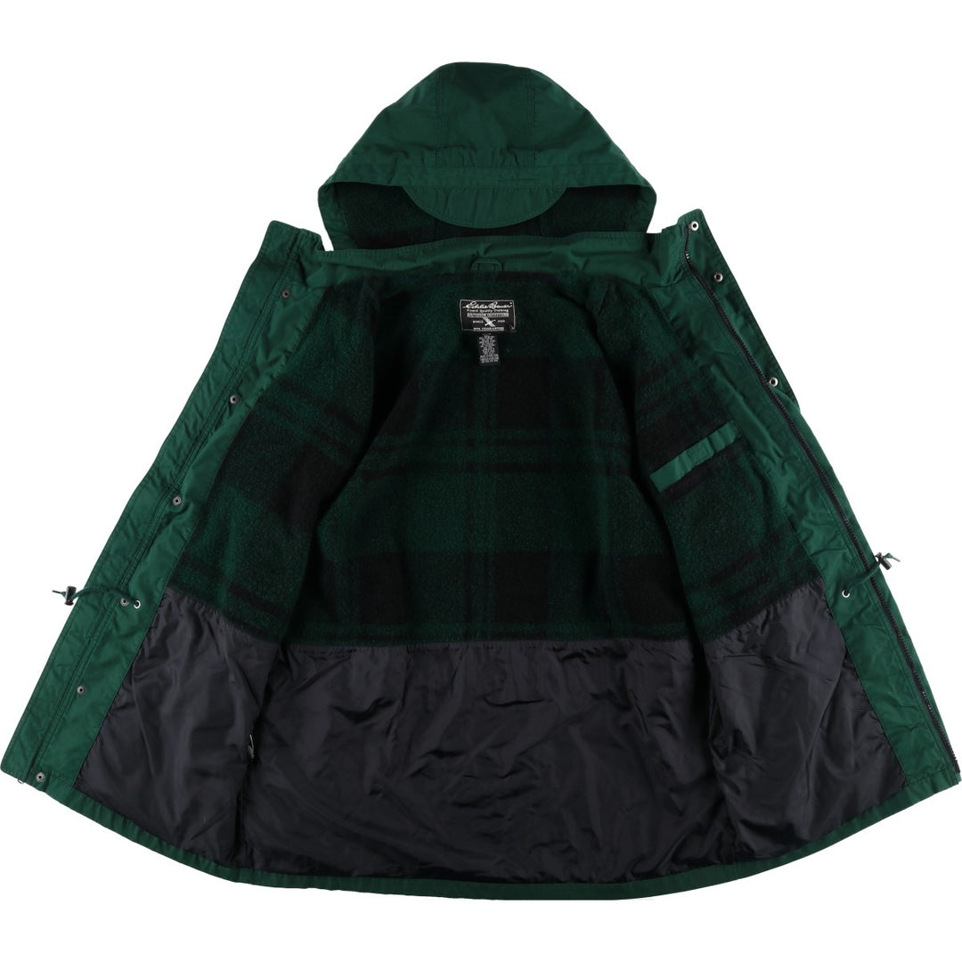 90s-00'S Eddie Bauer Mountain Parka Shell Jacket, Men's Size L polyester green type Vintage Second Hand