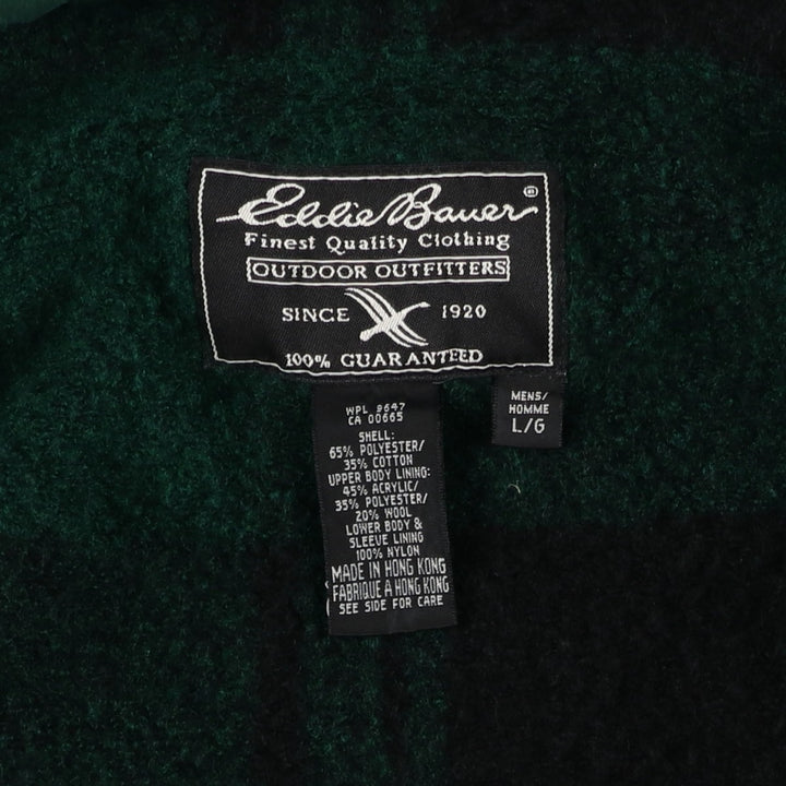 90s-00'S Eddie Bauer Mountain Parka Shell Jacket, Men's Size L polyester green type Vintage Second Hand