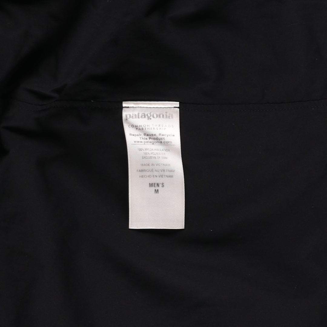 Patagonia Nano Air Jacket (84250SP16), Men's Medium-sized Padded Puffer Jacket Nylon black type Vintage Second Hand