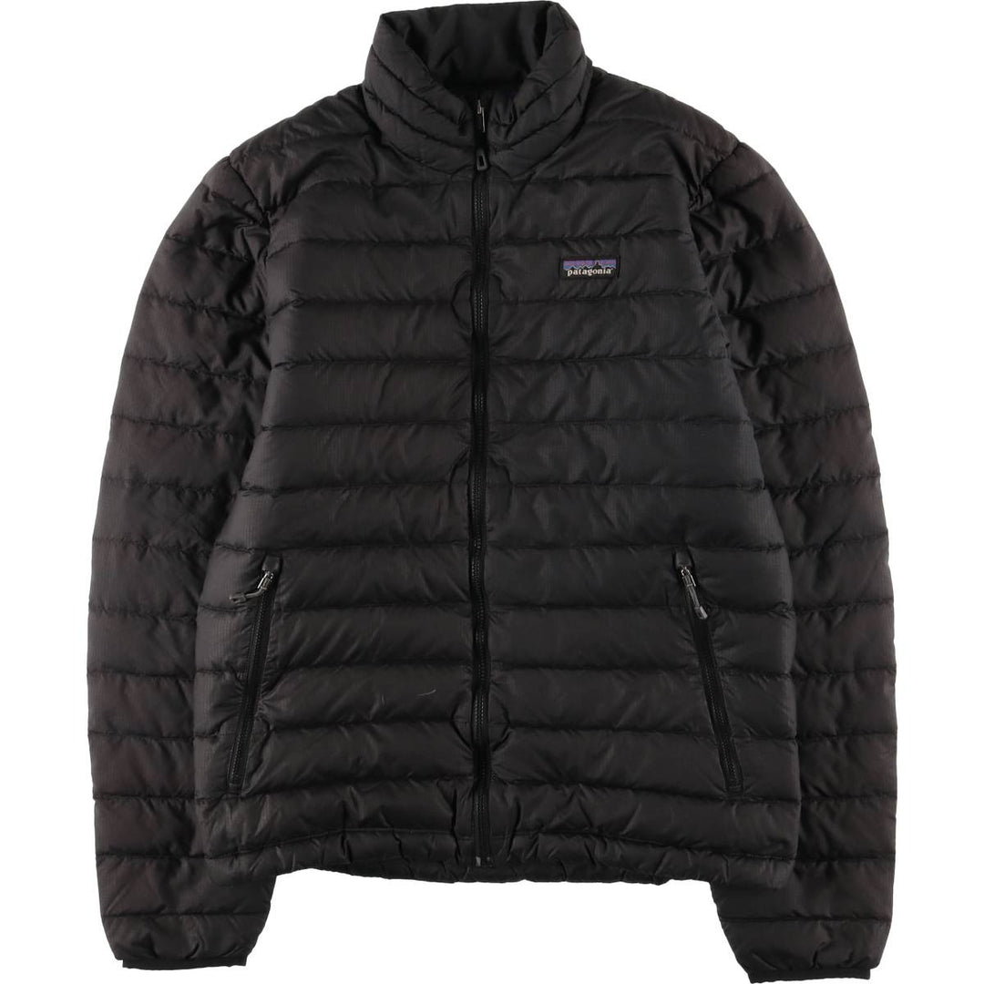 Patagonia 84674FA14 Goose Down Jacket, Men's Size Small polyester black type Vintage Second Hand