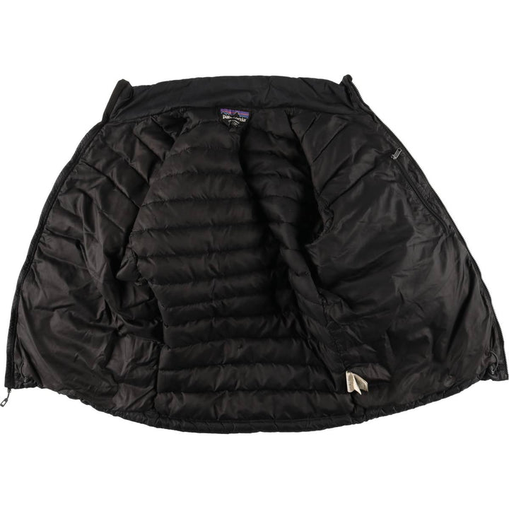 Patagonia 84674FA14 Goose Down Jacket, Men's Size Small polyester black type Vintage Second Hand