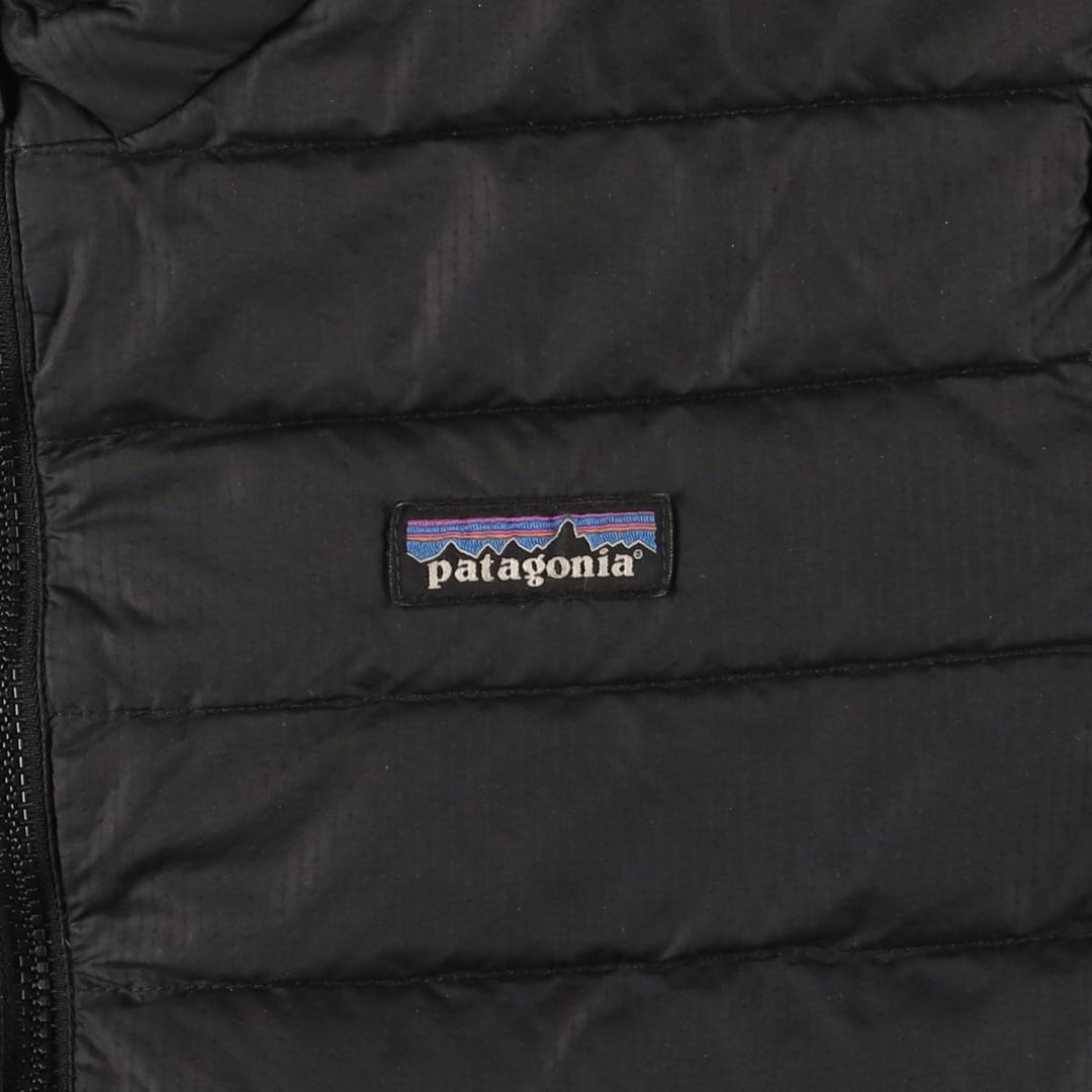 Patagonia 84674FA14 Goose Down Jacket, Men's Size Small polyester black type Vintage Second Hand
