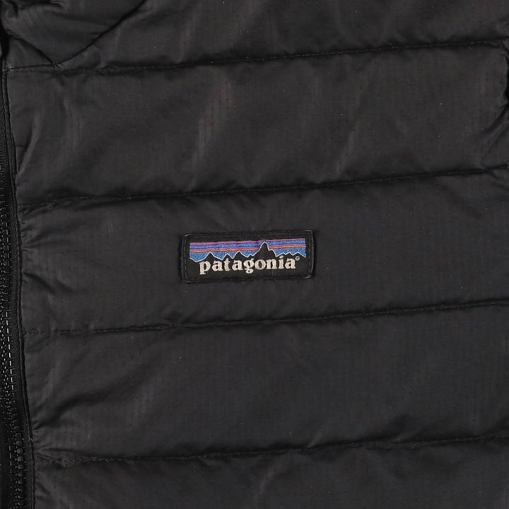 Patagonia 84674FA14 Goose Down Jacket, Men's Size Small polyester black type Vintage Second Hand