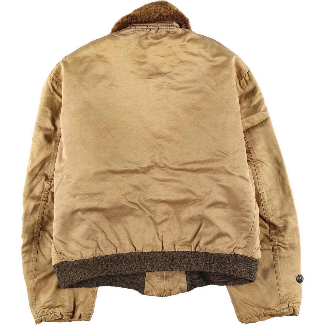 Town Topic Women's Vintage Padded Puffer Jacket, Size Small unclear beige type brown Vintage Second Hand