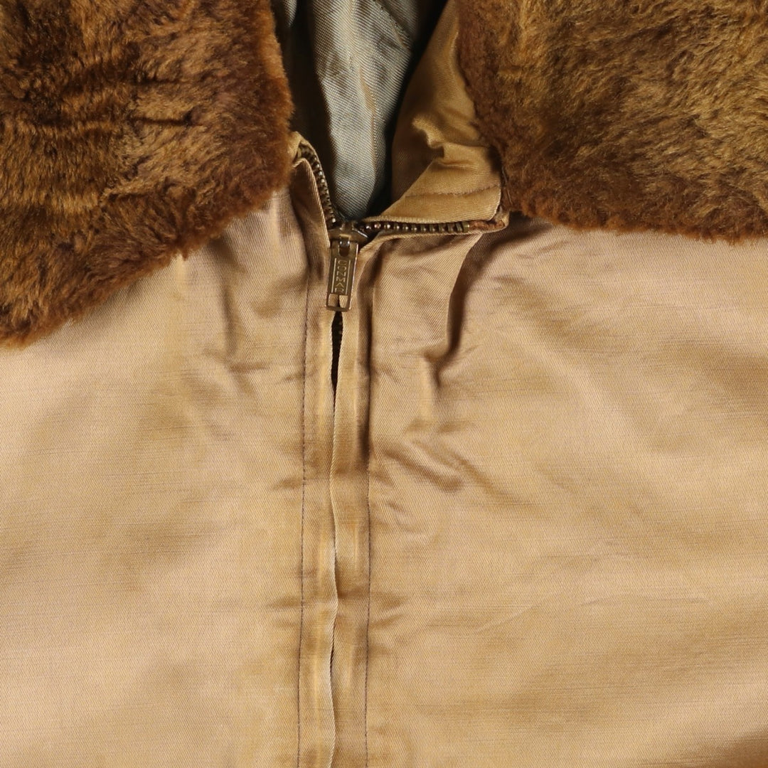 Town Topic Women's Vintage Padded Puffer Jacket, Size Small unclear beige type brown Vintage Second Hand