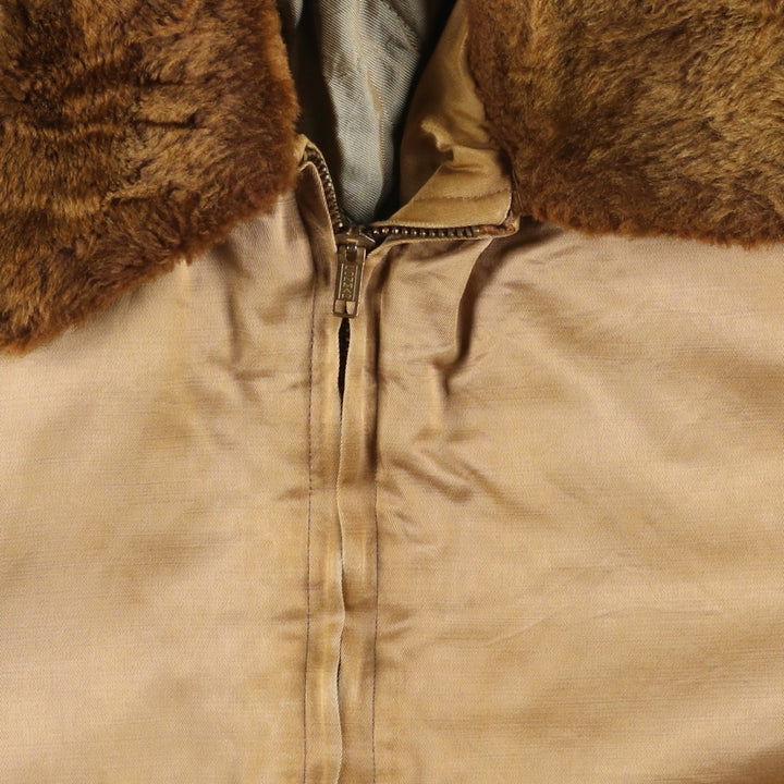 Town Topic Women's Vintage Padded Puffer Jacket, Size Small unclear beige type brown Vintage Second Hand