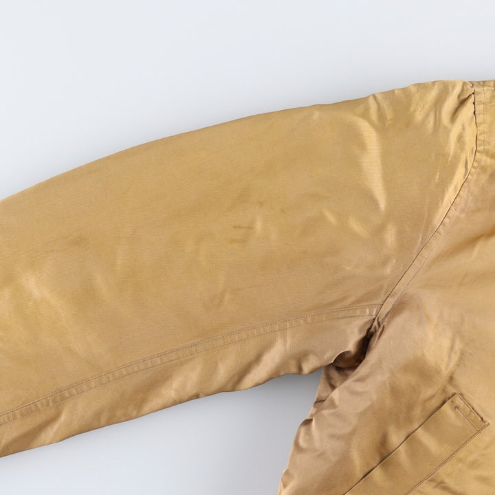 Town Topic Women's Vintage Padded Puffer Jacket, Size Small unclear beige type brown Vintage Second Hand