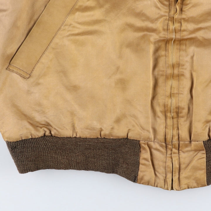 Town Topic Women's Vintage Padded Puffer Jacket, Size Small unclear beige type brown Vintage Second Hand