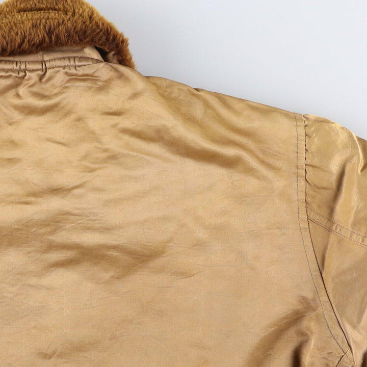 Town Topic Women's Vintage Padded Puffer Jacket, Size Small unclear beige type brown Vintage Second Hand