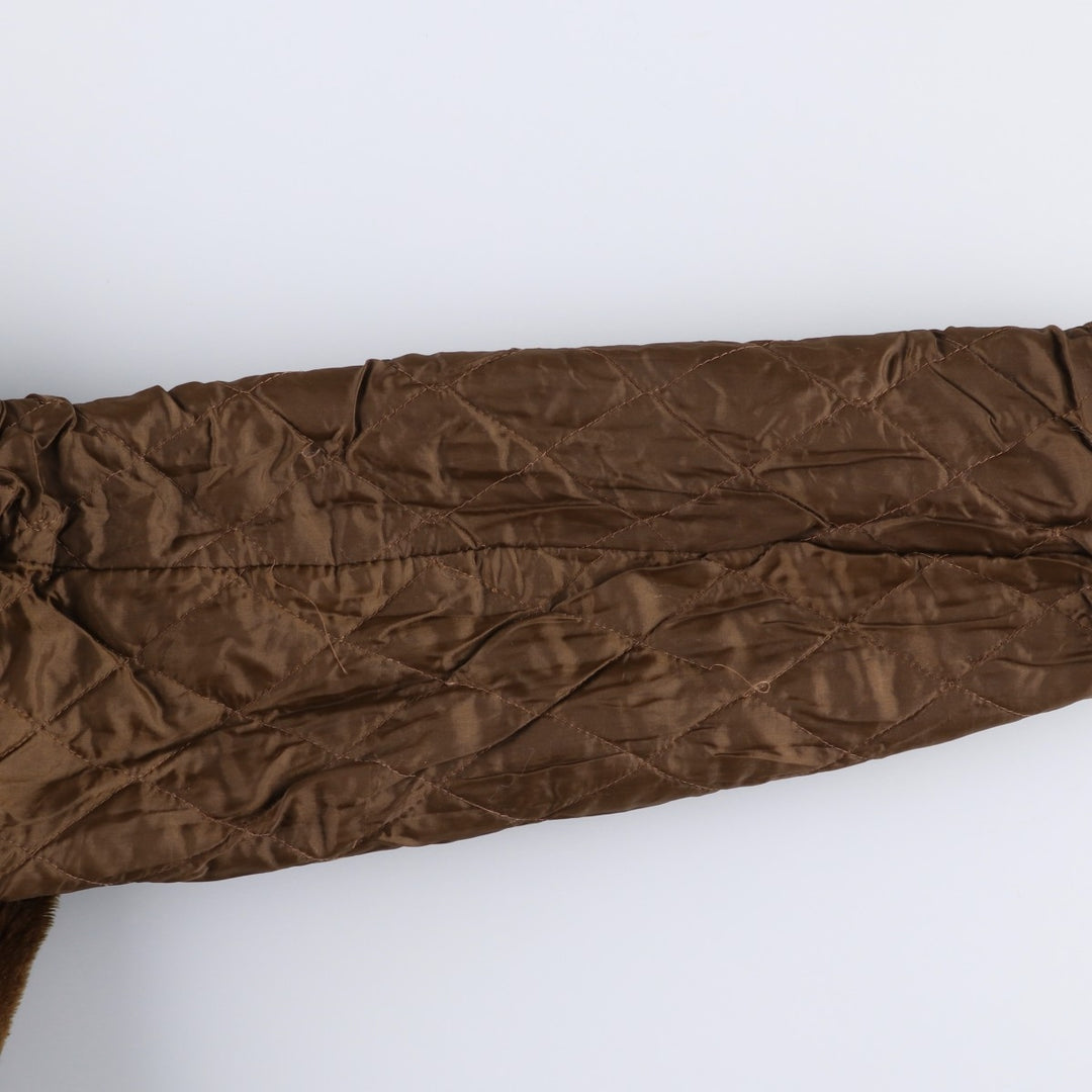 Wilsons Leather Hooded Suede Leather Jacket, Women's Size L Genuine suede leather brown type Vintage Second Hand